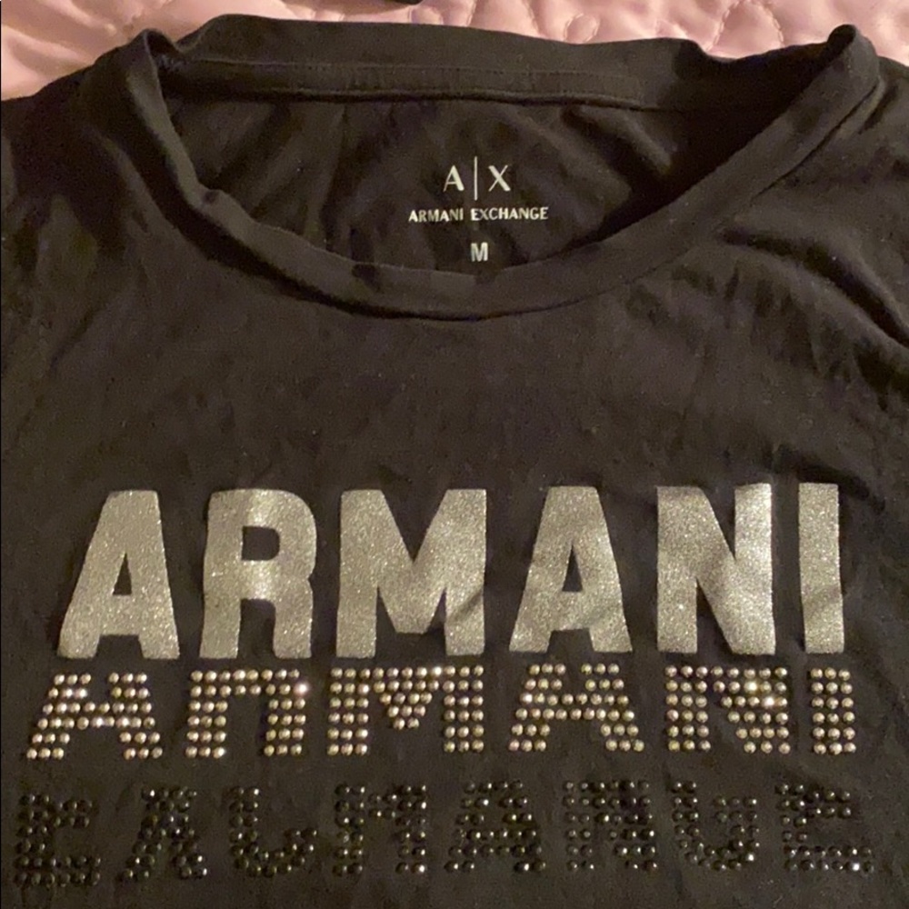 A Armani exchange t - shirt .